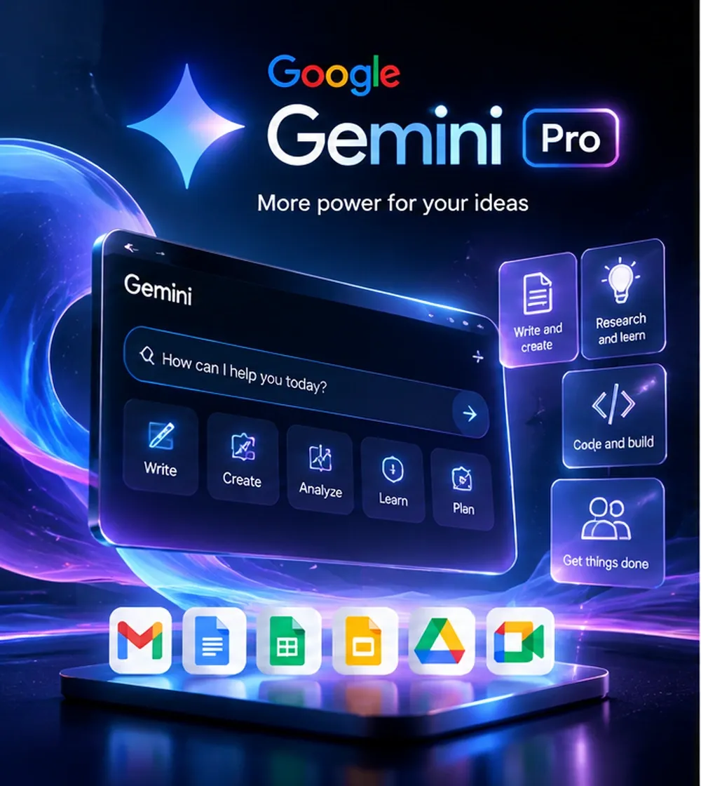 Gemini Google AI Pro 5TB